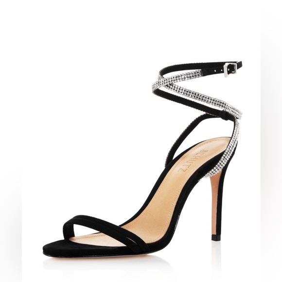 Schutz carmencita black suede heels - Picture 3 of 7